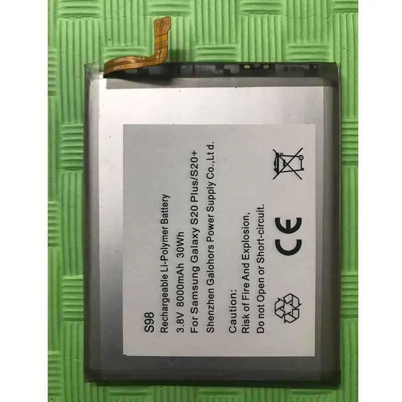 10 шт./пакет литий-полимерный аккумулятор 3,8 В для Samsung Galaxy S20 Plus S20 + EB-BG985ABY, высокое качество
10 шт./пакет литий-полимерный аккумулятор 3,8 В для Samsung Galaxy S20 Plus S20 + EB-BG985ABY, высокое качество