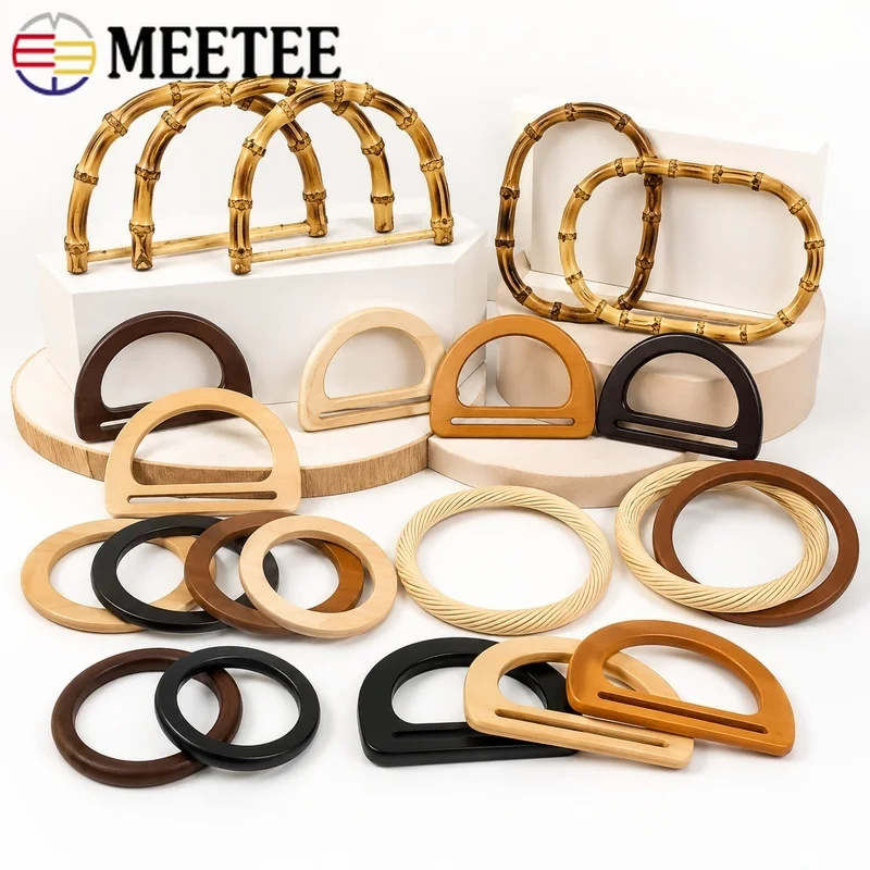 2/4Pcs 12-15cm Bamboo Bag Handles D Shape Natural Wood Ring for Crochet Woven Handbag Strap Replacement Craft Purse Making
2/4Pcs 12-15cm Bamboo Bag Handles D Shape Natural Wood Ring for Crochet Woven Handbag Strap Replacement Craft Purse Making