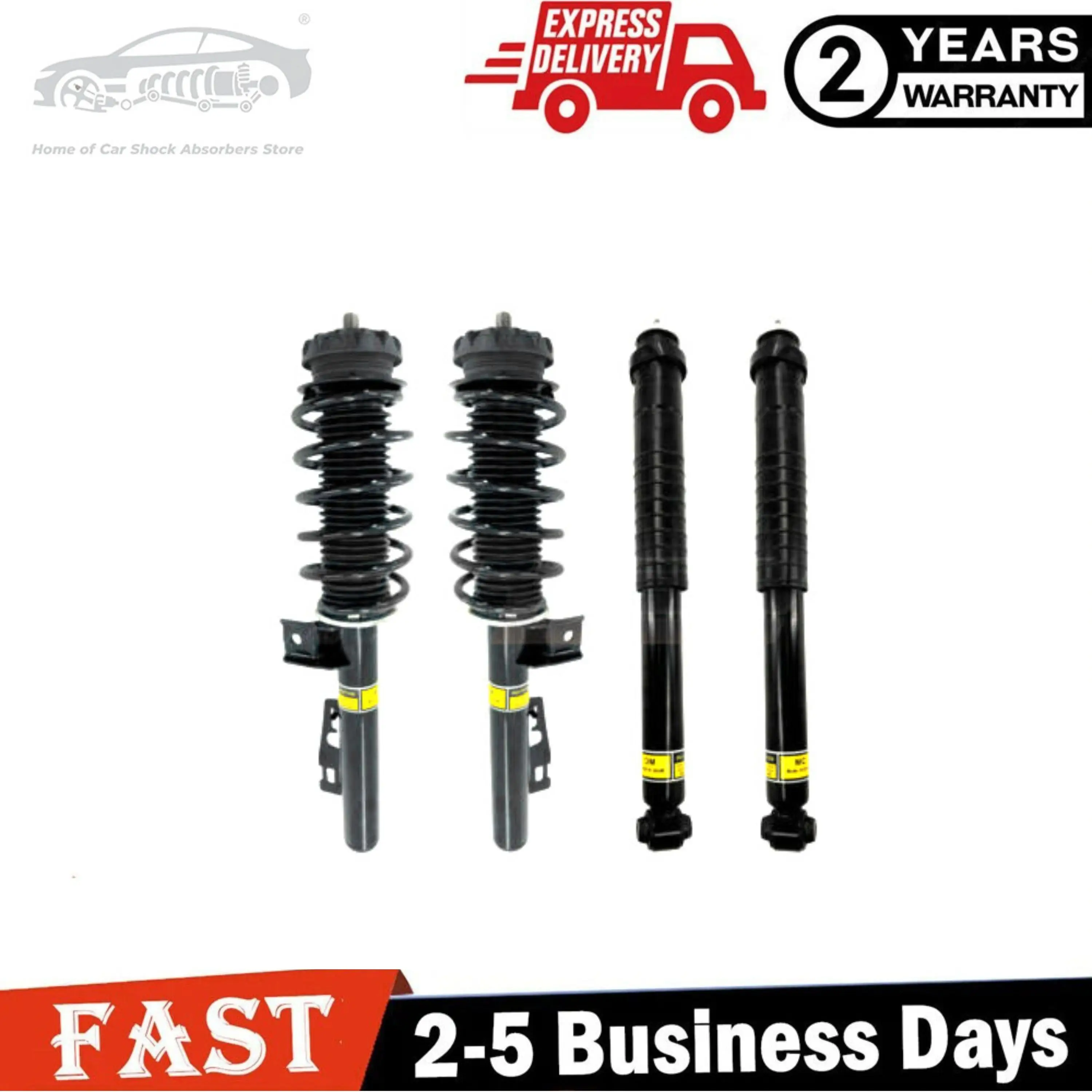 4 pieces Front and Rear Shock Struts Assys without ADS For Smart Fortwo W451 2008-2016 4513202331 4513200731
4 pieces Front and Rear Shock Struts Assys without ADS For Smart Fortwo W451 2008-2016 4513202331 4513200731