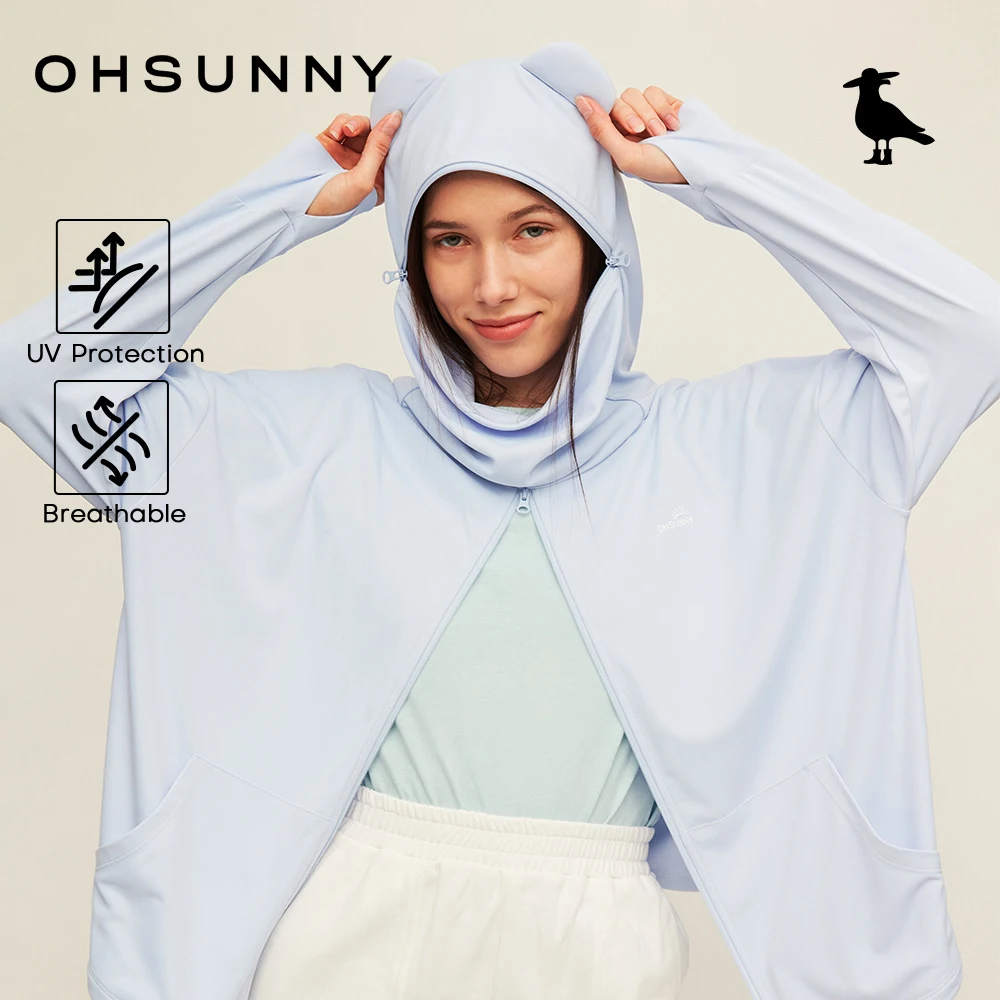 Новинка, женские солнцезащитные куртки OhSunny с медвежьими ушками, кожаное пальто с защитой от УФ-лучей UPF50 + быстрая женская летняя одежда для улицы
Новинка, женские солнцезащитные куртки OhSunny с медвежьими ушками, кожаное пальто с защитой от УФ-лучей UPF50 + быстрая женская летняя одежда для улицы