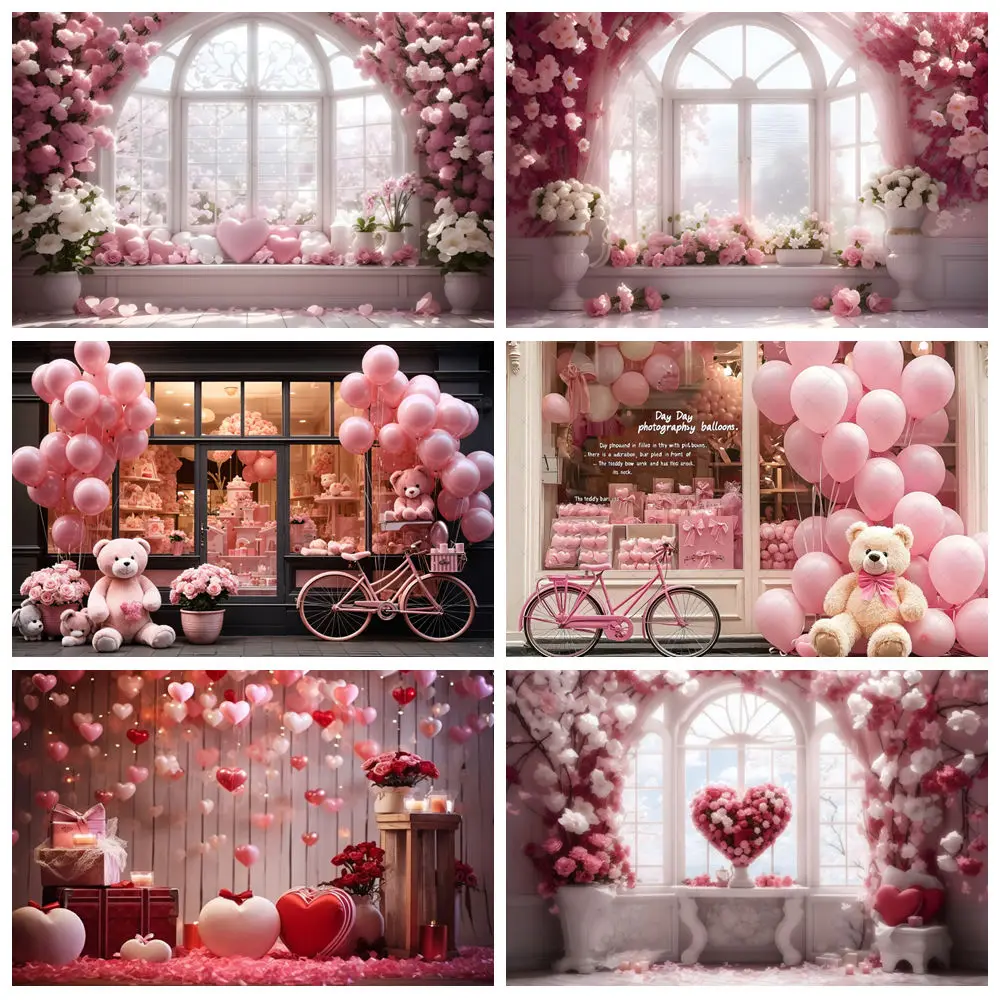 Happy Valentine's Day Photography Backdrops Red Love Heart Balloon Rose Flower Wedding Party Background Decor Photo Studio Props
Happy Valentine's Day Photography Backdrops Red Love Heart Balloon Rose Flower Wedding Party Background Decor Photo Studio Props