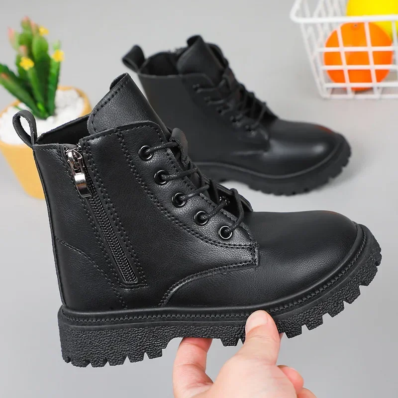 Children Shoes Fashion Soft Soled Ankle Boots Winter New Waterproof Anti Slip Boots Trendy Girls Party Dresses Leather Shoes
Children Shoes Fashion Soft Soled Ankle Boots Winter New Waterproof Anti Slip Boots Trendy Girls Party Dresses Leather Shoes