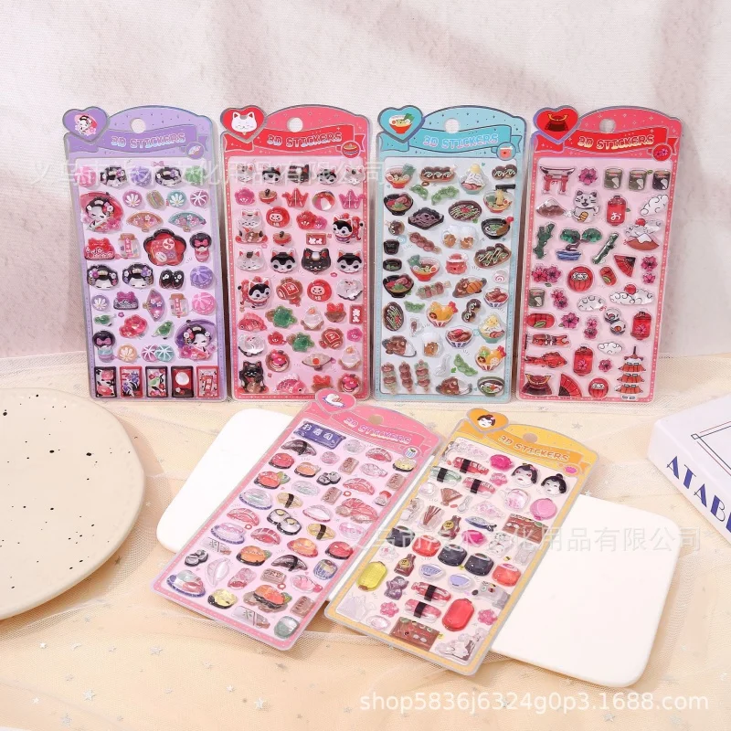6Pcs Cartoon Japanese-Style Sushi Lamian Noodles Crystal Texture Relief 3D Three-Dimensional Sticker Storage Box Decoration Gift
6Pcs Cartoon Japanese-Style Sushi Lamian Noodles Crystal Texture Relief 3D Three-Dimensional Sticker Storage Box Decoration Gift