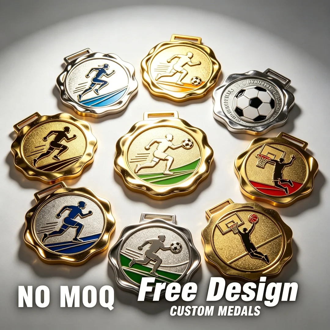 Custom Multi Sports Medal, Enamel Embossed Game Award, Soccer Basketball Running Competition Souvenir Medal
Custom Multi Sports Medal, Enamel Embossed Game Award, Soccer Basketball Running Competition Souvenir Medal