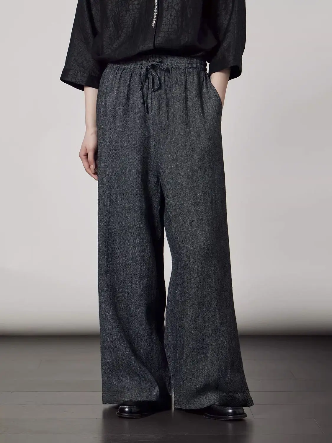 Dave&di Pure Linen Elastic Waist Loose Casual Wide Leg Pants For Women Clothes Women's Pants And Trousers
Dave&di Pure Linen Elastic Waist Loose Casual Wide Leg Pants For Women Clothes Women's Pants And Trousers