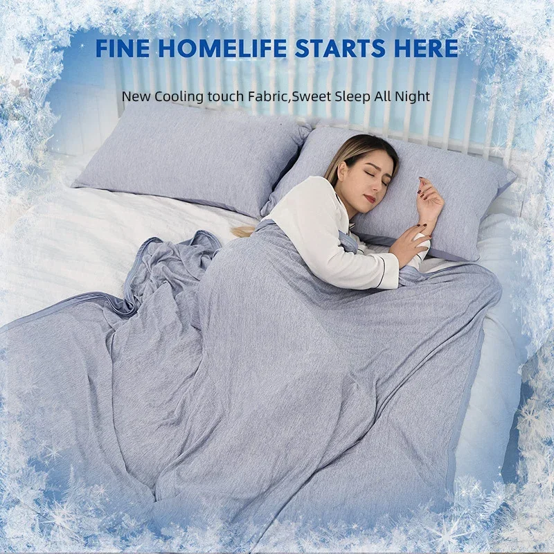 Super Soft Cooling Blanket for Summer Lightweight Breathable Skin-Friendly Air-Conditioned Quilt King Double Bed Quilted Blanket
Super Soft Cooling Blanket for Summer Lightweight Breathable Skin-Friendly Air-Conditioned Quilt King Double Bed Quilted Blanket
