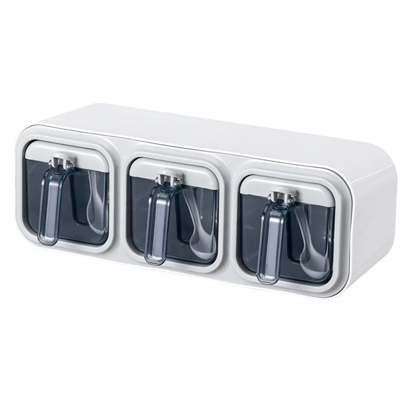 Seasoning box Household combination set Sealed moisture-proof and odor-free Kitchen salt MSG
Seasoning box Household combination set Sealed moisture-proof and odor-free Kitchen salt MSG