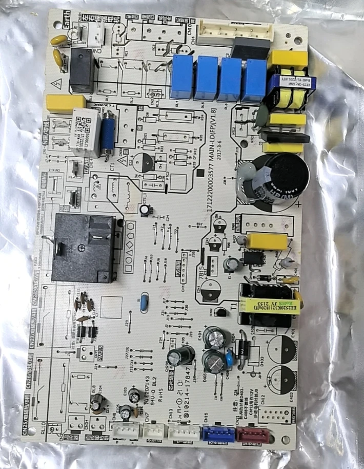 New Midea indoor unit card board 17122200003577 17122200008065 MAIN-LD(FP) V1.8
New Midea indoor unit card board 17122200003577 17122200008065 MAIN-LD(FP) V1.8