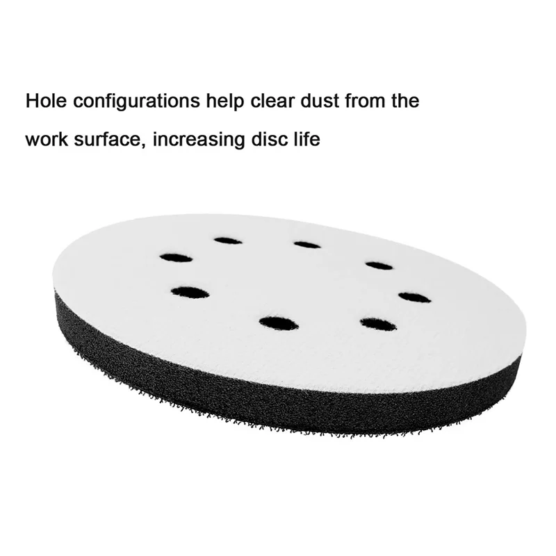 AB35-10PCS 5 Inch(125Mm) 8-Hole Soft Sponge Interface Pad For Sanding Pads And Hook And Loop Sanding Discs
AB35-10PCS 5 Inch(125Mm) 8-Hole Soft Sponge Interface Pad For Sanding Pads And Hook And Loop Sanding Discs