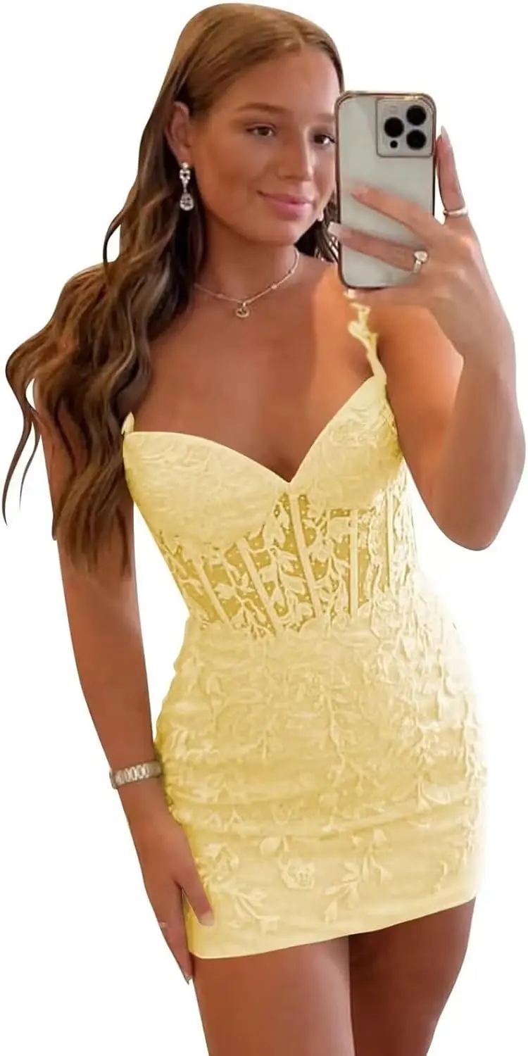 V-Neck Above Knee , Mini Short Lace Homecoming Dresses Tight for Teens 2024 Mini Prom Party Cocktail Gonws for Women
V-Neck Above Knee , Mini Short Lace Homecoming Dresses Tight for Teens 2024 Mini Prom Party Cocktail Gonws for Women