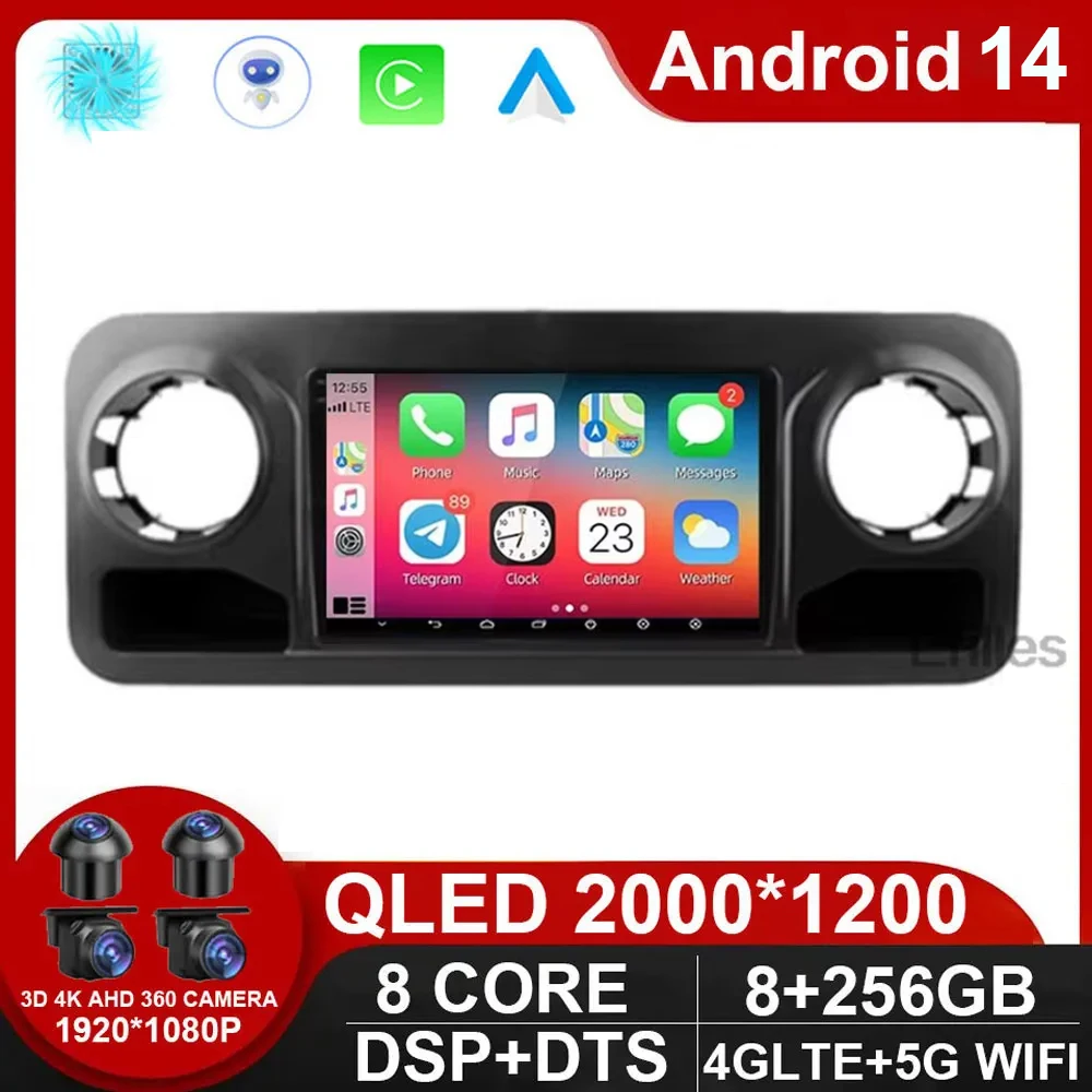 DSP RDS Android 14 For Mercedes-Benz Sprinter 2018 - 2022 Multimedia Video Player 4G WIFI Navigation GPS Carplay auto NO DVD
DSP RDS Android 14 For Mercedes-Benz Sprinter 2018 - 2022 Multimedia Video Player 4G WIFI Navigation GPS Carplay auto NO DVD