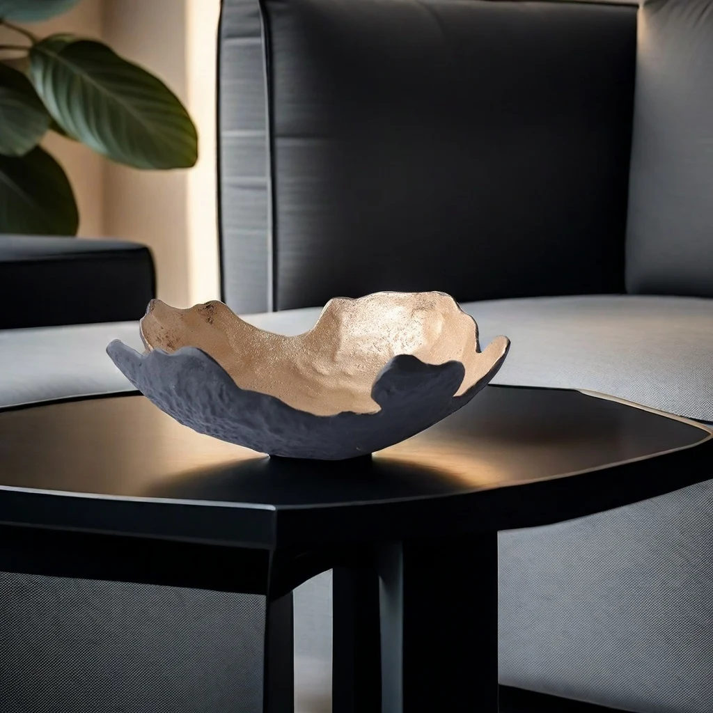 Modern minimalist light luxury metal storage tray, soft furnishings, living room tea table decoration snack fruit tray
Modern minimalist light luxury metal storage tray, soft furnishings, living room tea table decoration snack fruit tray