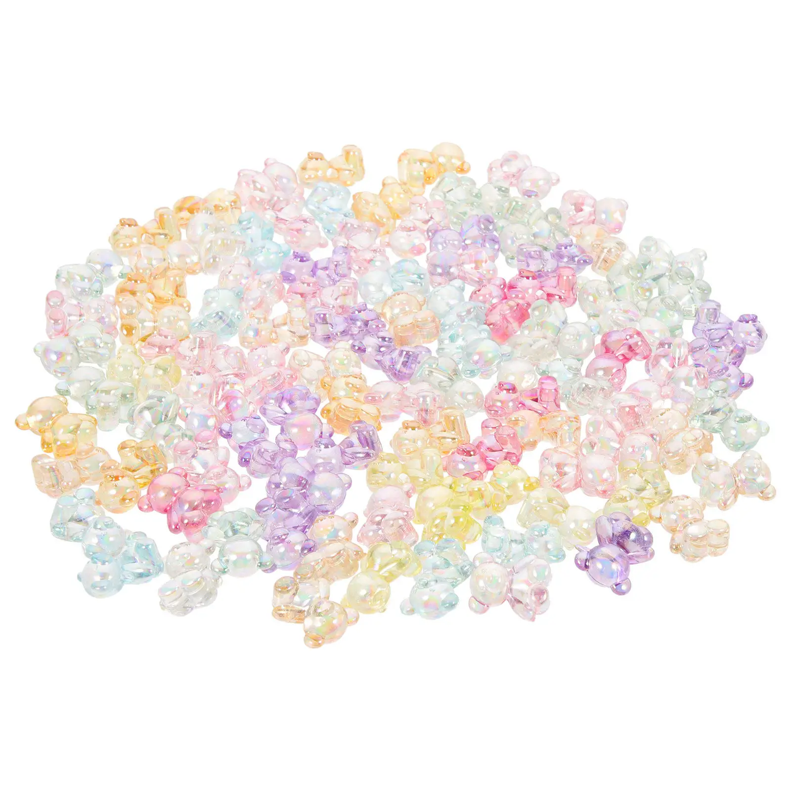 100Pcs Bear Shaped Acrylic Beads for DIY Jewelry Making Necklace Bracelet Earring Hair Ties Craft Supplies Spacer Decorative
100Pcs Bear Shaped Acrylic Beads for DIY Jewelry Making Necklace Bracelet Earring Hair Ties Craft Supplies Spacer Decorative