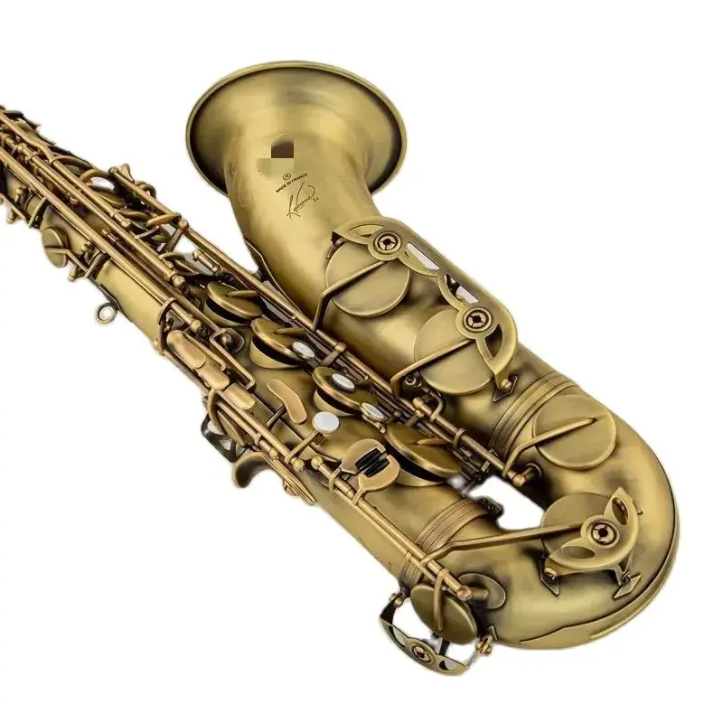 Real Pictures R54 Tenor Saxophone Reference Antique Copper B Flat Woodwind Instrument With Case Mouthpiece Reeds Neck
Real Pictures R54 Tenor Saxophone Reference Antique Copper B Flat Woodwind Instrument With Case Mouthpiece Reeds Neck