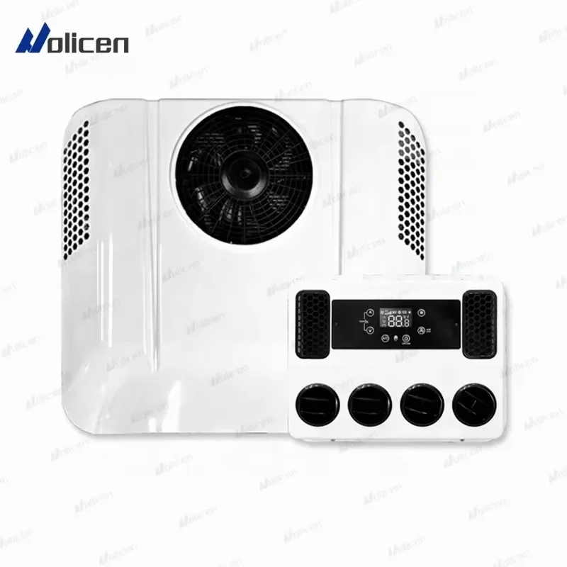 New 12V & 24V Multi-Color Air Conditioning System for Caravans Tractors Trucks Cars Buses and Parking
New 12V & 24V Multi-Color Air Conditioning System for Caravans Tractors Trucks Cars Buses and Parking