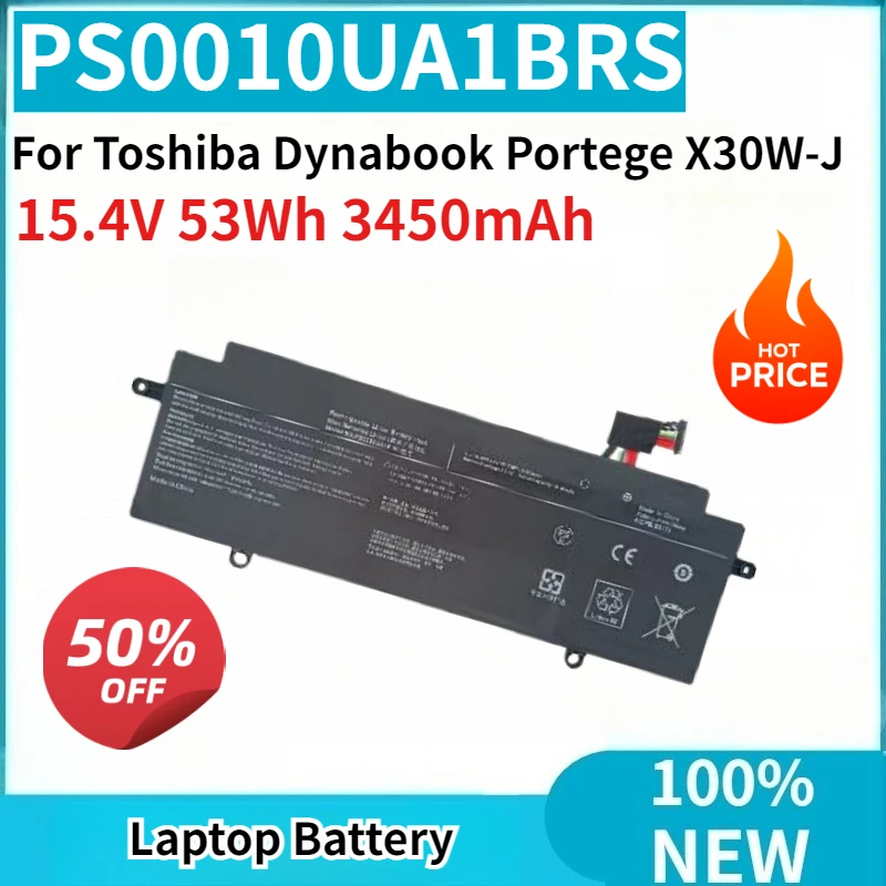 Laptop Battery PS0010UA1BRS 15.4V 53Wh 3450mAh High Quality for Toshiba Dynabook Portege X30W-J Tablet PC
Laptop Battery PS0010UA1BRS 15.4V 53Wh 3450mAh High Quality for Toshiba Dynabook Portege X30W-J Tablet PC