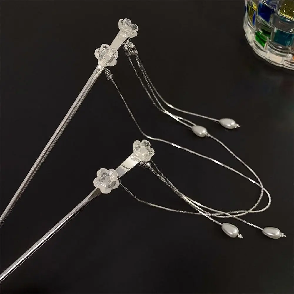 Flower Ponytail Holder For Men Headwear Hair Insert Chinese Style Hairpins Double Tassel Hair Stick Hair Fork Hair Accessories
Flower Ponytail Holder For Men Headwear Hair Insert Chinese Style Hairpins Double Tassel Hair Stick Hair Fork Hair Accessories