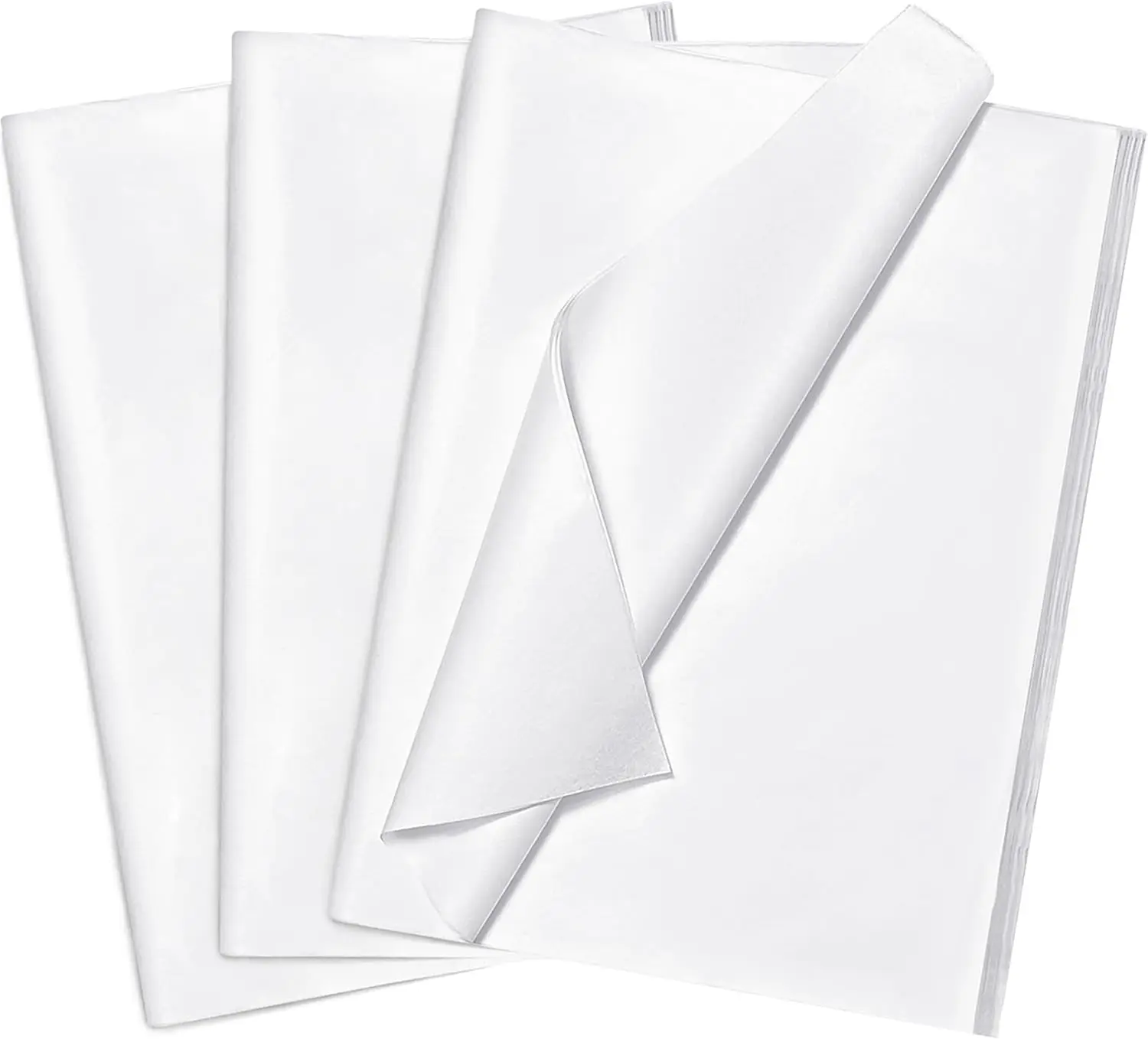 100 Sheets White Tissue Paper 20x14 Inch for Gift Wrapping, Christmas, Party Decoration, Arts & Crafts
100 Sheets White Tissue Paper 20x14 Inch for Gift Wrapping, Christmas, Party Decoration, Arts & Crafts