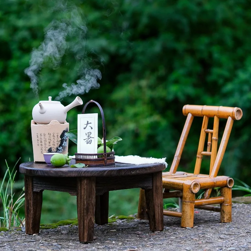 Solid Wood Round Side Table Mortise & Tenon Tatami Tea Table for Bay Window Zen Floor Desk Low Profile Coffee Desk for Homestay
Solid Wood Round Side Table Mortise & Tenon Tatami Tea Table for Bay Window Zen Floor Desk Low Profile Coffee Desk for Homestay