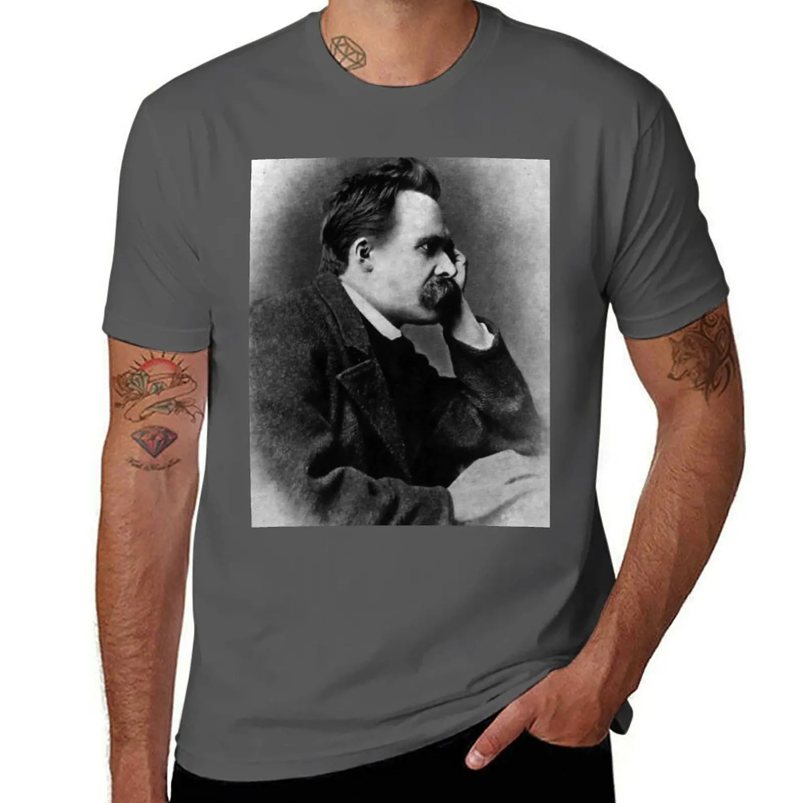 Friedrich Nietzsche T-Shirt Comfortable Basic Crew Neck Tee
Friedrich Nietzsche T-Shirt Comfortable Basic Crew Neck Tee