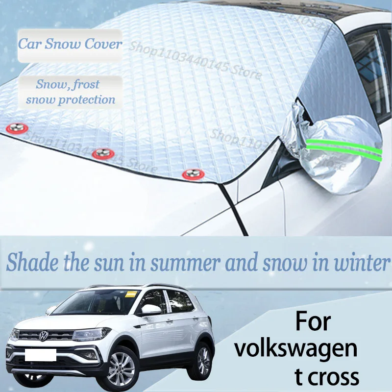 For volkswagen t cross car Snow Windscreen, Snow, Frost, Dust and UV Visor, Winter car clothing, thick magnetic
For volkswagen t cross car Snow Windscreen, Snow, Frost, Dust and UV Visor, Winter car clothing, thick magnetic