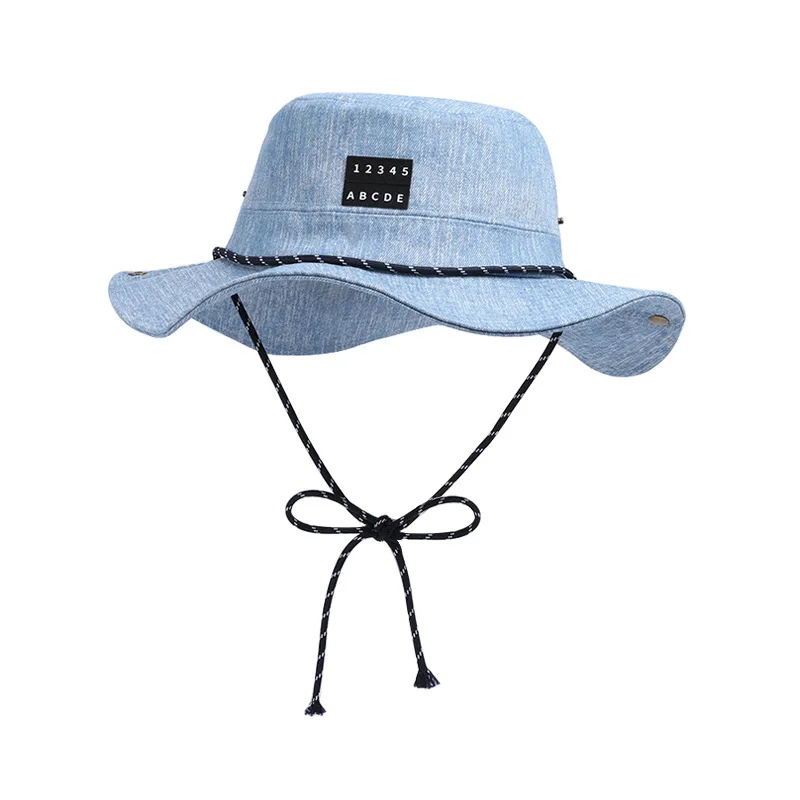 Korean Fashion Man Washed Denim Hat for Women Outdoor Hiking Bucket Hat Elegant Summer Camping Sun Protection Fisherman Cap
Korean Fashion Man Washed Denim Hat for Women Outdoor Hiking Bucket Hat Elegant Summer Camping Sun Protection Fisherman Cap