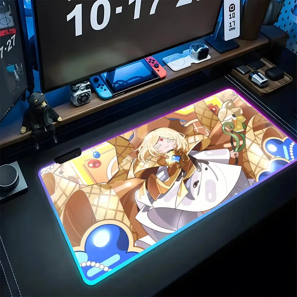 Коврик для мыши COOKIE RUN KINGDOM, игровой коврик для мыши RGB, клавиатура с подсветкой, геймерская девушка, Xxl, коврик для ноутбука, настольные подушечки Kawaii Deskpad
Коврик для мыши COOKIE RUN KINGDOM, игровой коврик для мыши RGB, клавиатура с подсветкой, геймерская девушка, Xxl, коврик для ноутбука, настольные подушечки Kawaii Deskpad