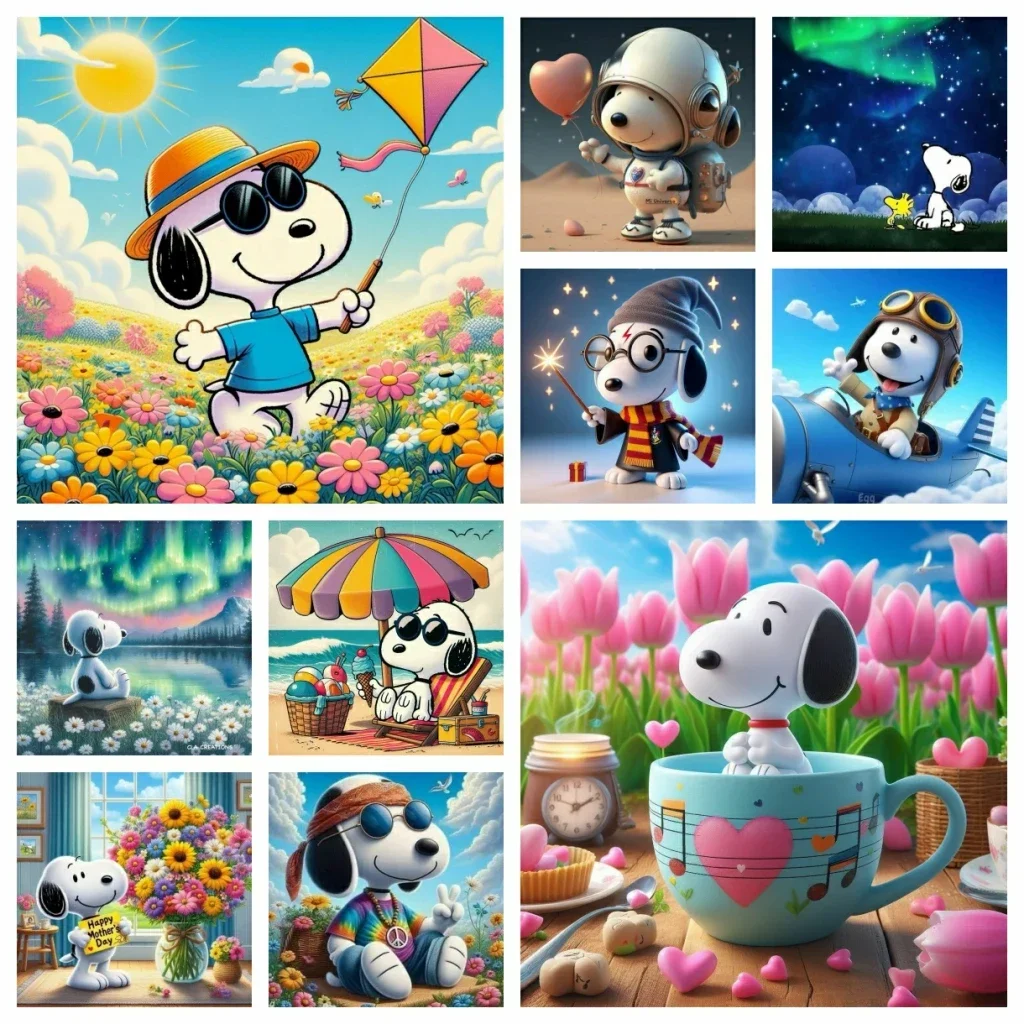 Снупи мультфильм кавай милая алмазная живопись набор для вышивки крестом 5D DIY искусственная мозаика вышивка украшение стены для взрослых большой
Снупи мультфильм кавай милая алмазная живопись набор для вышивки крестом 5D DIY искусственная мозаика вышивка украшение стены для взрослых большой