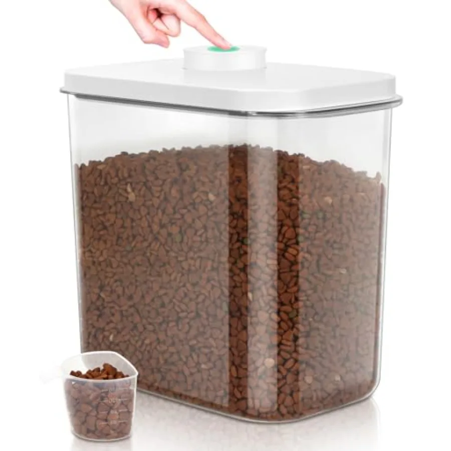 Dog Cat Food Storage Container 12-15 Lbs with Easy-Carrying Handles Stackable Pet Food Dog Treat Container with Pop Up Lids Air
Dog Cat Food Storage Container 12-15 Lbs with Easy-Carrying Handles Stackable Pet Food Dog Treat Container with Pop Up Lids Air