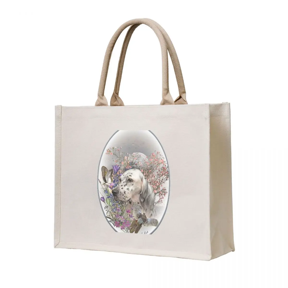 The English Setter portrait , Art Tote Bag canvas tote tote bag university Big bag women
The English Setter portrait , Art Tote Bag canvas tote tote bag university Big bag women