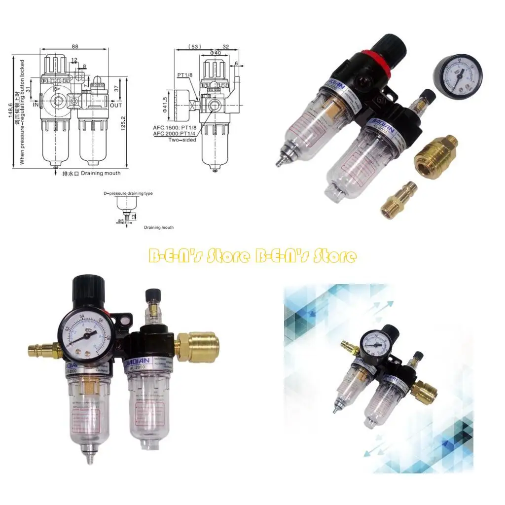 Y1AD Water Separator Oil Separator Compressed Air Regulator Maintenance Unit
Y1AD Water Separator Oil Separator Compressed Air Regulator Maintenance Unit