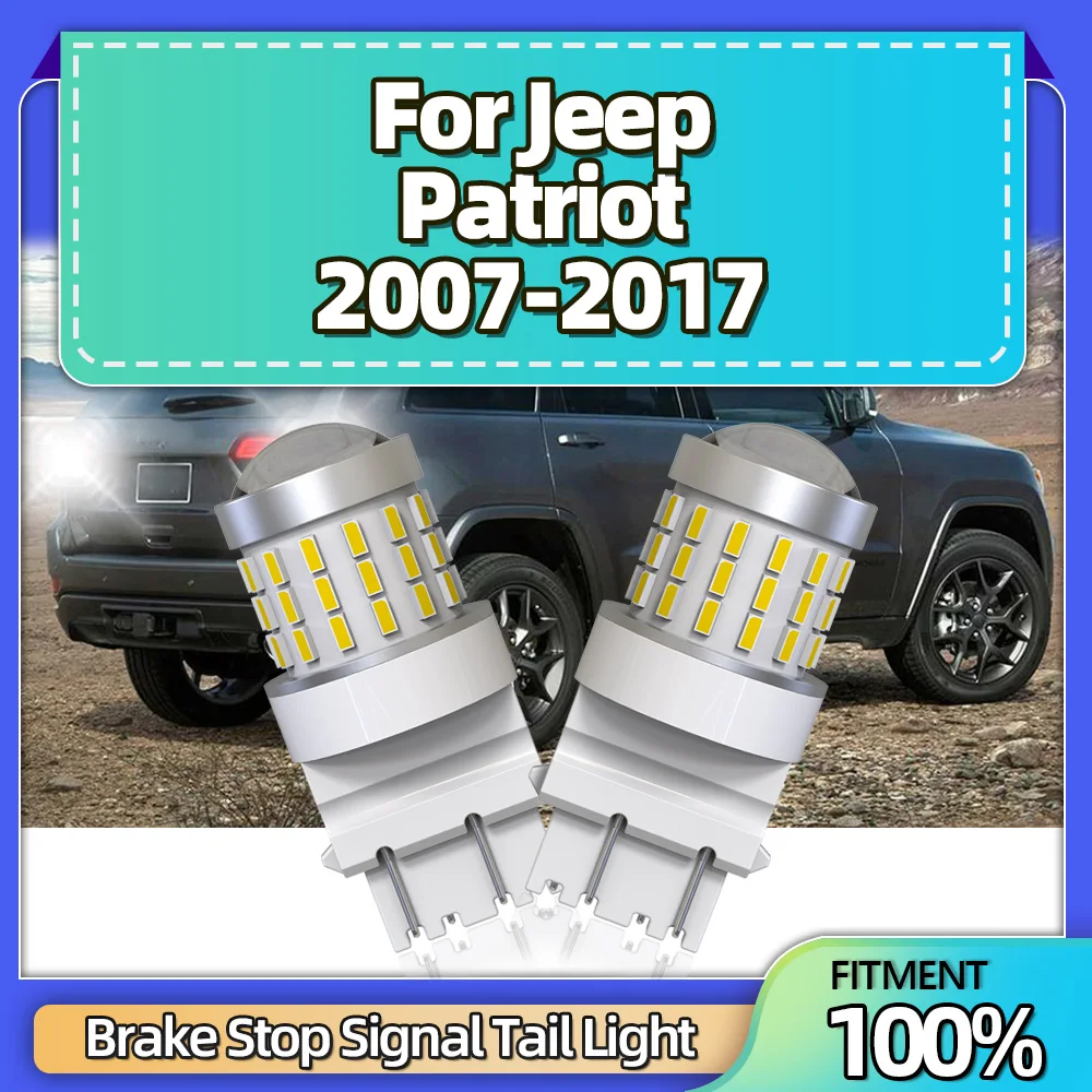 2Pcs Led T25 Bulb Canbus 3157 Car Brake Stop Signal Tail Lights For Jeep Patriot 2007 2008 2009 2010 2011 2012 2013 2014 15-2017
2Pcs Led T25 Bulb Canbus 3157 Car Brake Stop Signal Tail Lights For Jeep Patriot 2007 2008 2009 2010 2011 2012 2013 2014 15-2017