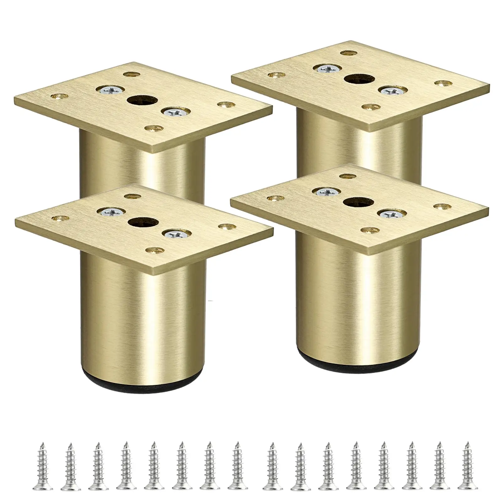 4pcs 2 Inch Brushed Brass Finish Furniture Legs For Cabinets Sofas Beds Desks Tables With Screws
4pcs 2 Inch Brushed Brass Finish Furniture Legs For Cabinets Sofas Beds Desks Tables With Screws