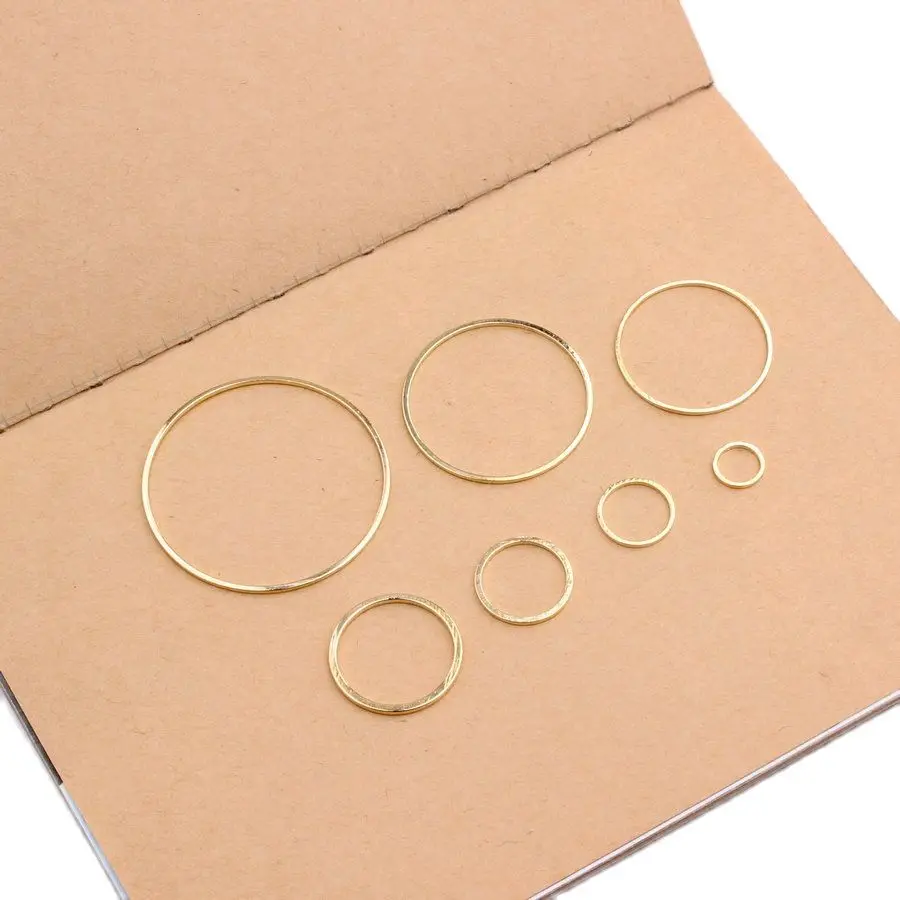 50pcs Gold/White K Rings for DIY Earrings Making Round Circle Earring Pendant Jewelry Accessories Findings 8/12/15/20/25/30/38mm
50pcs Gold/White K Rings for DIY Earrings Making Round Circle Earring Pendant Jewelry Accessories Findings 8/12/15/20/25/30/38mm