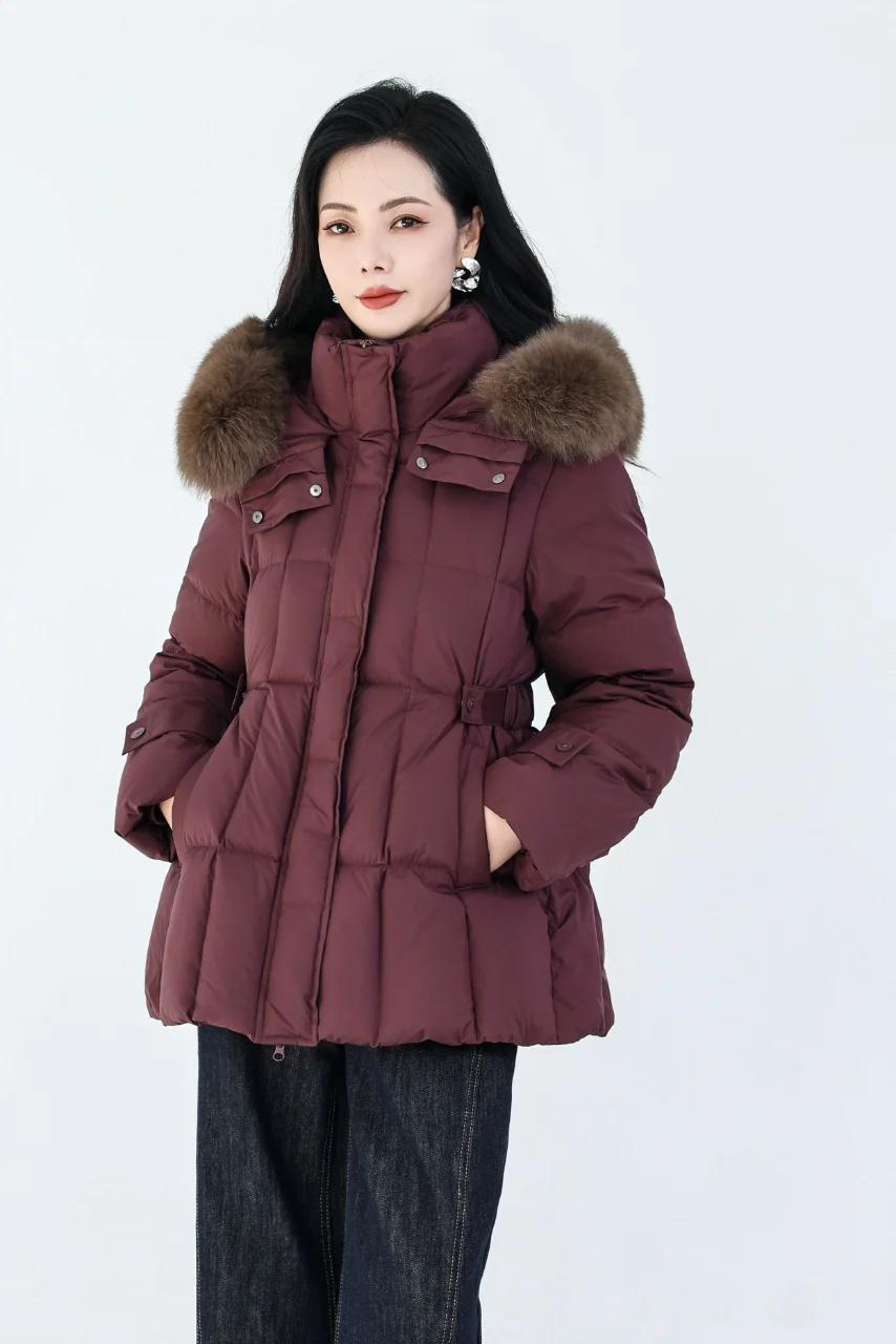 CXFS 2025 Куртка-пуховик с капюшоном из натурального лисьего меха, женская новая осенне-зимняя толстая теплая одежда, женское пальто на утином пуху из натурального меха
CXFS 2025 Куртка-пуховик с капюшоном из натурального лисьего меха, женская новая осенне-зимняя толстая теплая одежда, женское пальто на утином пуху из натурального меха