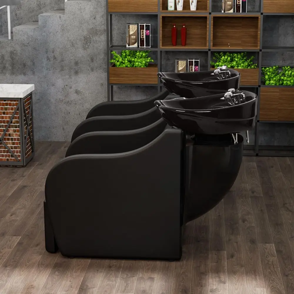 Shampoo Bowls for Salon Electric Shampoo Chair with Reclining Legrest amp Tilting Porcelain Shampoo Sink, Hair Washing Station
Shampoo Bowls for Salon Electric Shampoo Chair with Reclining Legrest amp Tilting Porcelain Shampoo Sink, Hair Washing Station