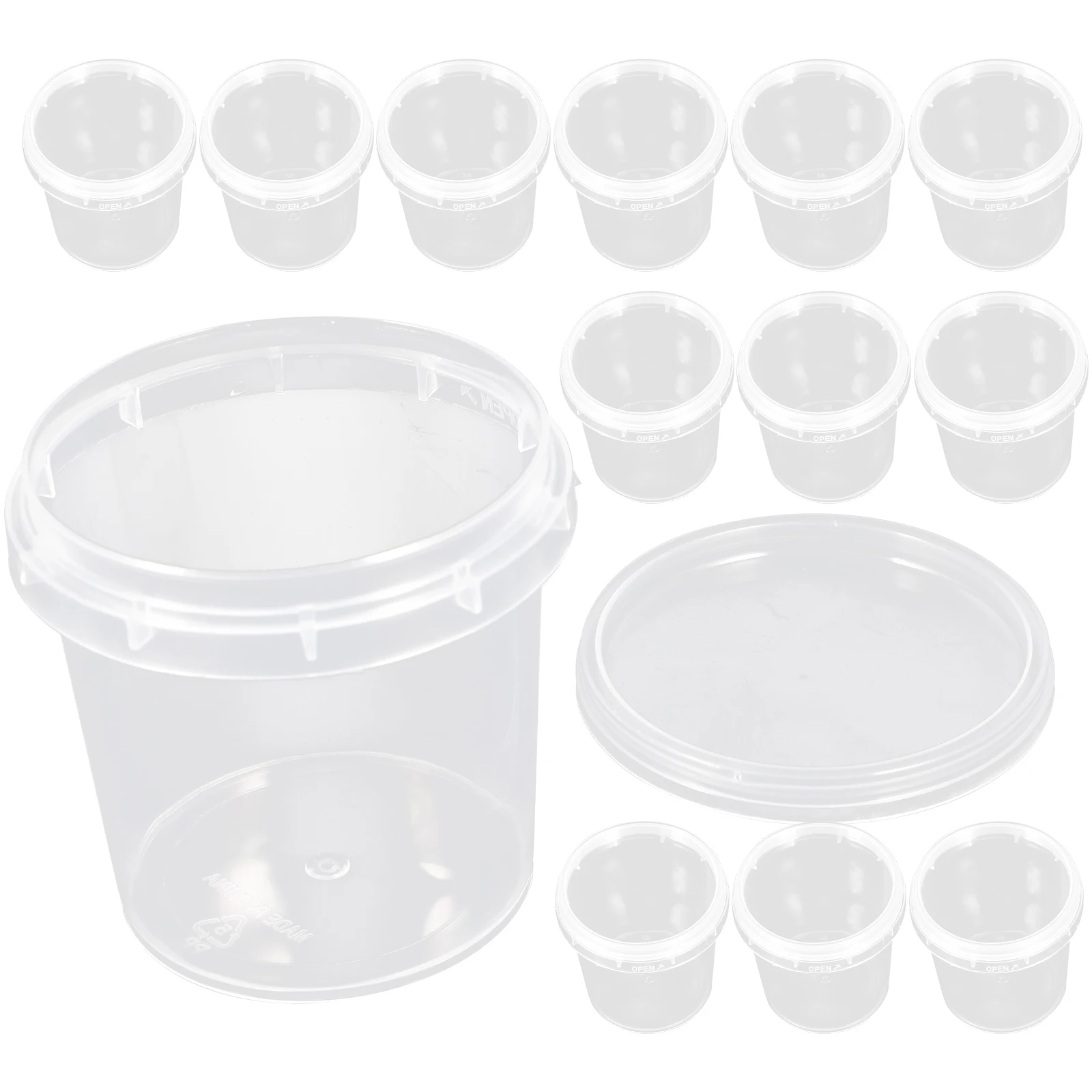 18 Pcs Storage Bucket Transparent Plastic Container Small Toy Case Clay Jar Clay Container Holder Kids ganizers
18 Pcs Storage Bucket Transparent Plastic Container Small Toy Case Clay Jar Clay Container Holder Kids ganizers