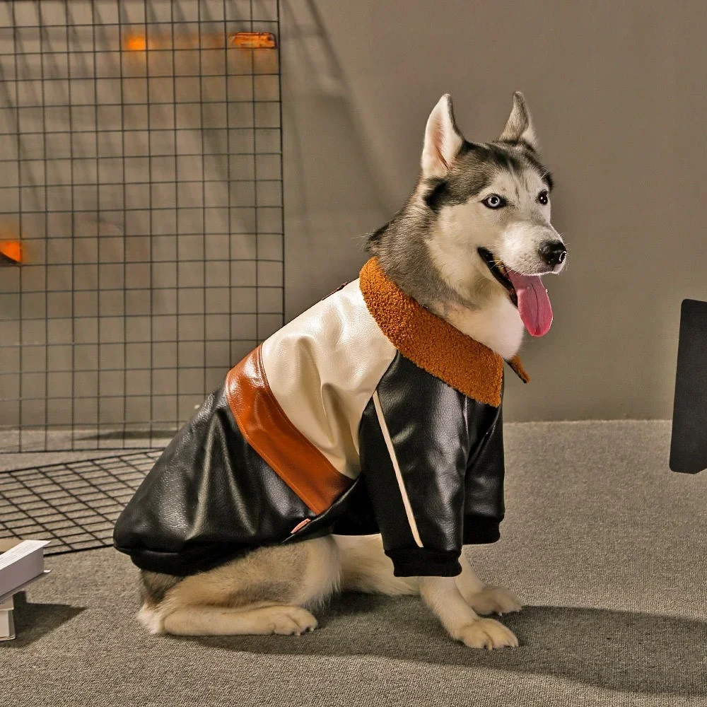 Big dog winter windproof and warm clothes golden retriever shiba dog side animal husky German shepherd medium and large dog pet
Big dog winter windproof and warm clothes golden retriever shiba dog side animal husky German shepherd medium and large dog pet