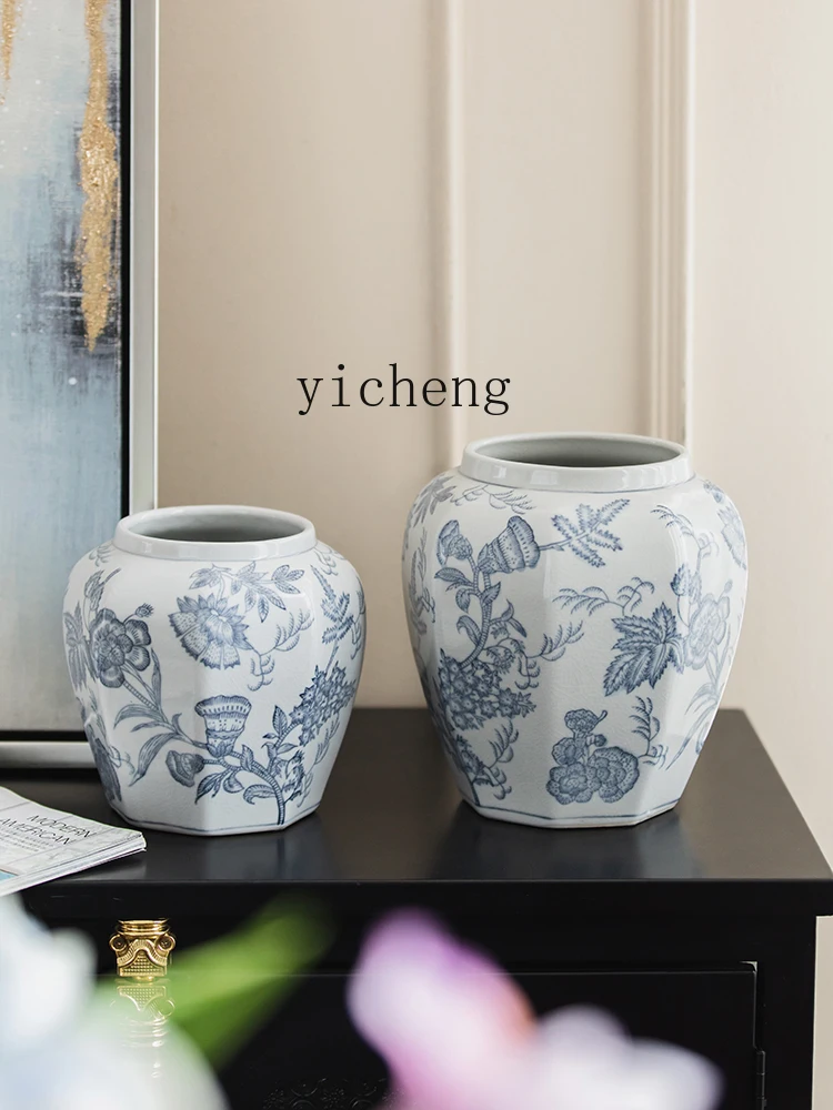 LSL Chinese Retro Ceramic Flower Arrangement Wide Mouth Vase Light Luxury Living Room Dining Table Decoration Ornament
LSL Chinese Retro Ceramic Flower Arrangement Wide Mouth Vase Light Luxury Living Room Dining Table Decoration Ornament
