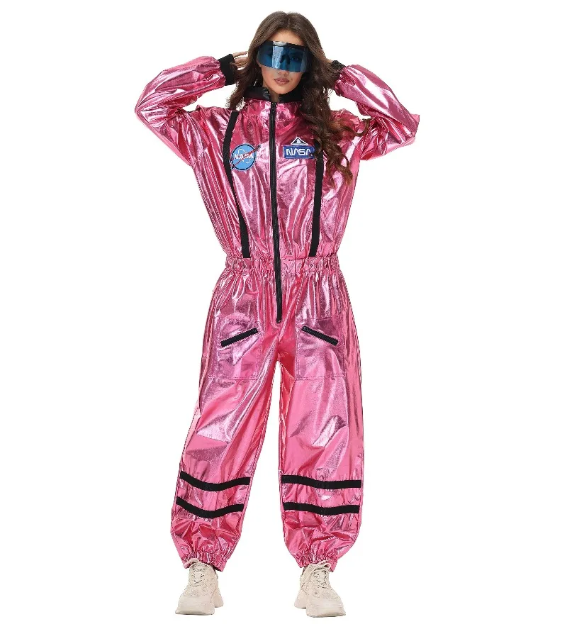 Halloween Adult Astronaut Costume Pink Spaceman Women Space Suit Halloween Party Dress Up
Halloween Adult Astronaut Costume Pink Spaceman Women Space Suit Halloween Party Dress Up