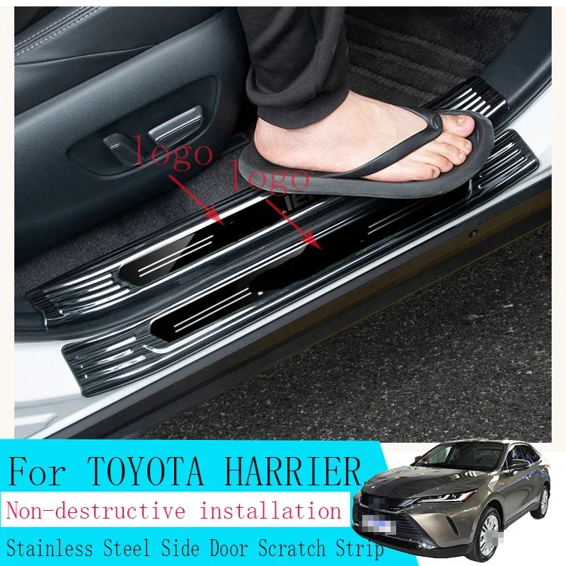 For TOYOTA HARRIER welcome pedals. HARRIER Side Door Stainless Steel Scratch Sill Bar Pedals 2020 Edition Auto Supplies
For TOYOTA HARRIER welcome pedals. HARRIER Side Door Stainless Steel Scratch Sill Bar Pedals 2020 Edition Auto Supplies
