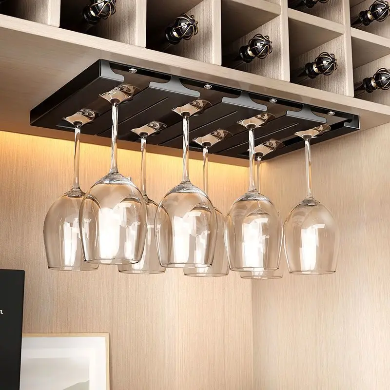 Stainless Steel Under Cabinet Wine Glass Cup Holder Space-Saving Bar Counter Shelf Storage Rack Hanging Hooks Goblet Pokal Stand
Stainless Steel Under Cabinet Wine Glass Cup Holder Space-Saving Bar Counter Shelf Storage Rack Hanging Hooks Goblet Pokal Stand