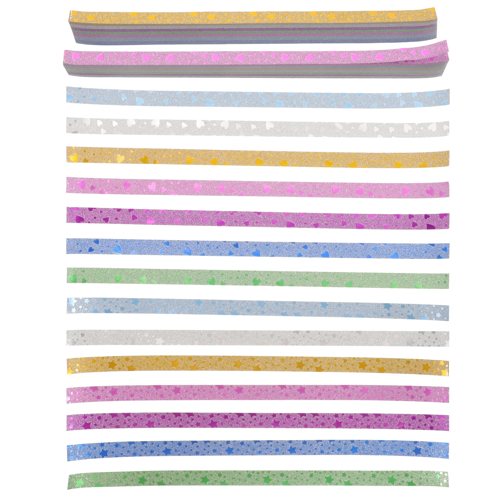 2 Bags Glitter Star Paper Strips DIY Origami Craft Decorative Folding Paper for Party Wall Tree Hanging Decoration Scrapbooking
2 Bags Glitter Star Paper Strips DIY Origami Craft Decorative Folding Paper for Party Wall Tree Hanging Decoration Scrapbooking