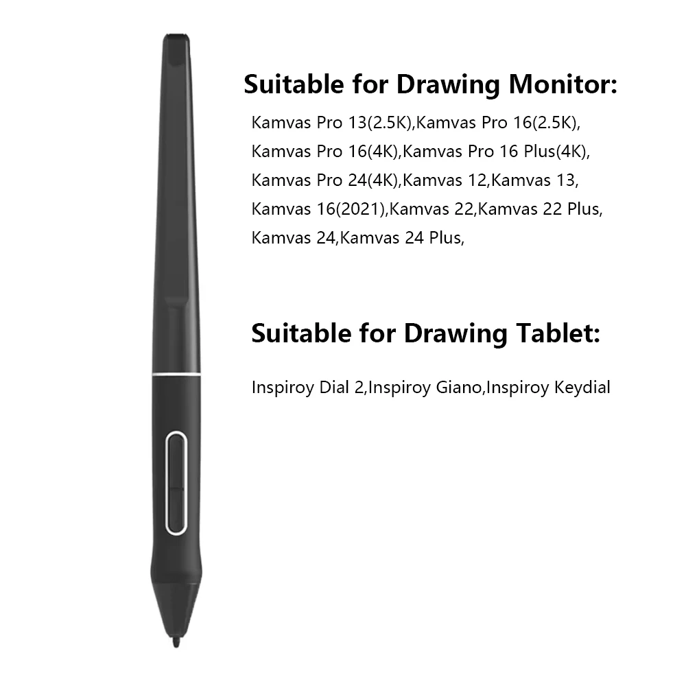 Digital Pen PW517 with 8192 Pressure Suitable for Huion Drawing Tablet Kamvas 12/13,Kamvas 22,Kamvas 22 Plus,Kamvas 24/24 Plus
Digital Pen PW517 with 8192 Pressure Suitable for Huion Drawing Tablet Kamvas 12/13,Kamvas 22,Kamvas 22 Plus,Kamvas 24/24 Plus
