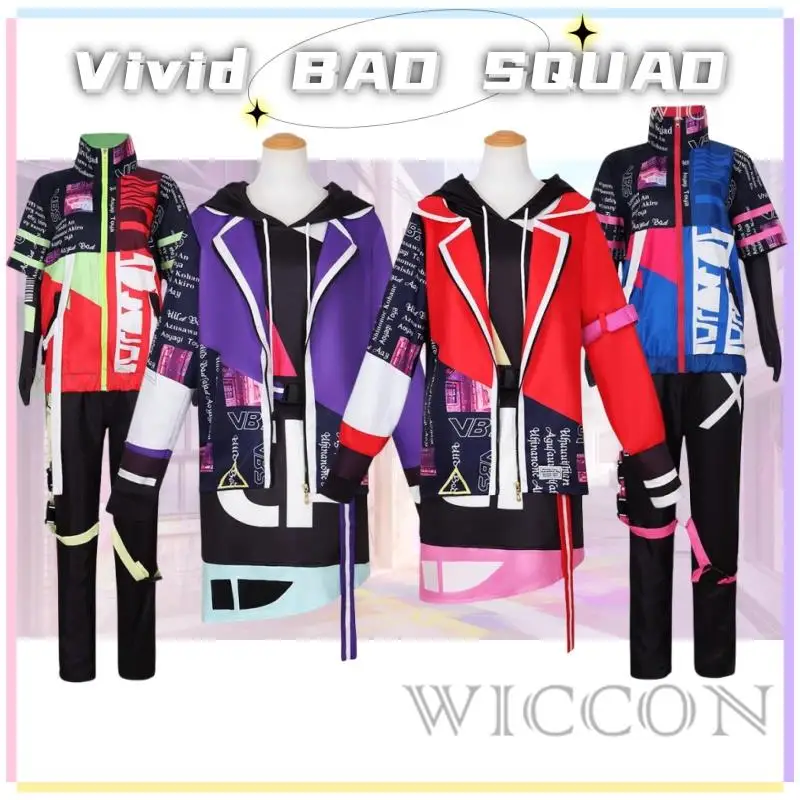 Project Sekai Colorful Stage Cosplay Vivid BAD SQUAD Cosplay Costume Clothes Uniform Cosplay Stage Costume Set Band Costume
Project Sekai Colorful Stage Cosplay Vivid BAD SQUAD Cosplay Costume Clothes Uniform Cosplay Stage Costume Set Band Costume