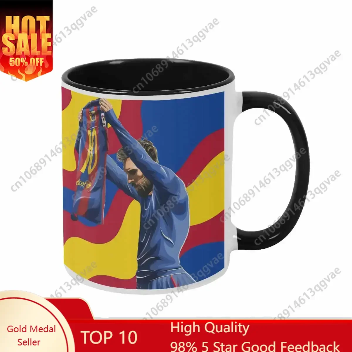 Cool Soccer Legend Mug Iconic Number 10 Shirt Celebration Art Print 11oz Ceramic Coffee Cup Blue Red Team Colors Gift
Cool Soccer Legend Mug Iconic Number 10 Shirt Celebration Art Print 11oz Ceramic Coffee Cup Blue Red Team Colors Gift