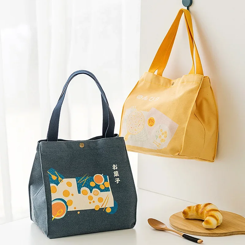 Japanese Style Lunch Bag Thermal Women Picnic Bento Box Thermo Pouch Fresh Keeping Food Container Canvas Lunch Bags for Children
Japanese Style Lunch Bag Thermal Women Picnic Bento Box Thermo Pouch Fresh Keeping Food Container Canvas Lunch Bags for Children