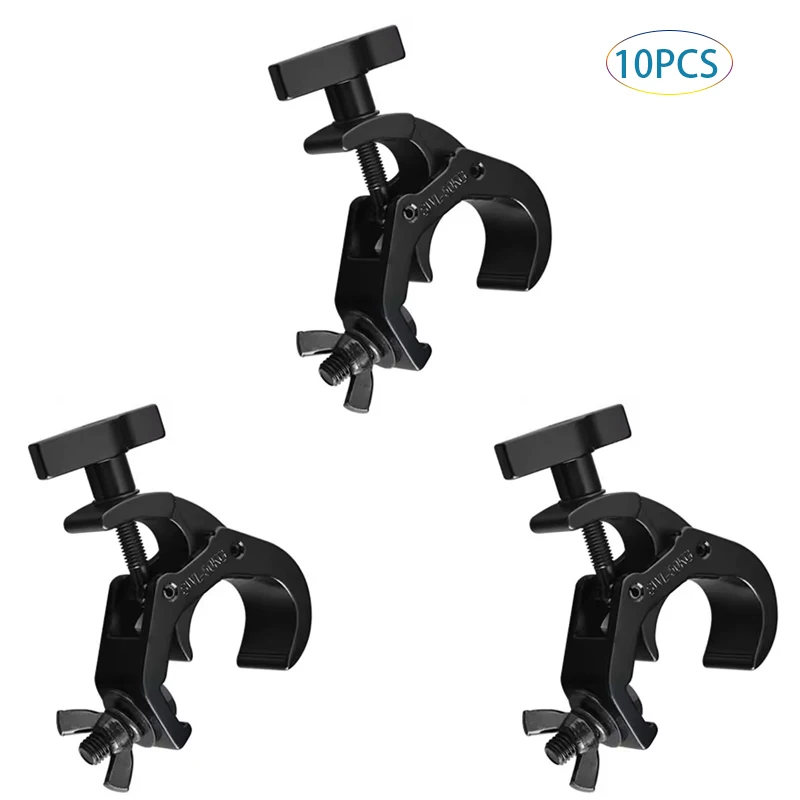 10 упаковок ферменного зажима из алюминиевого сплава, зажим для сценических светильников, 30-41 мм, сверхмощный быстроразъемный зажим для промывочной головки, пар-крючок 
10 упаковок ферменного зажима из алюминиевого сплава, зажим для сценических светильников, 30-41 мм, сверхмощный быстроразъемный зажим для промывочной головки, пар-крючок