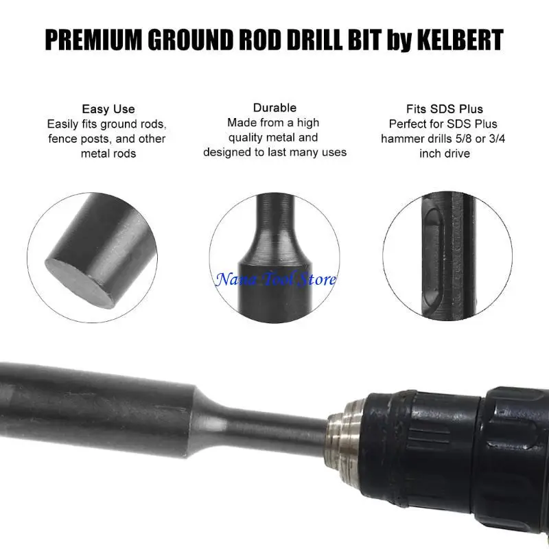 31GJ Durable Hardened Steel Ground Rod Driver 15mm Earth Stake Hammers Sleeve
31GJ Durable Hardened Steel Ground Rod Driver 15mm Earth Stake Hammers Sleeve