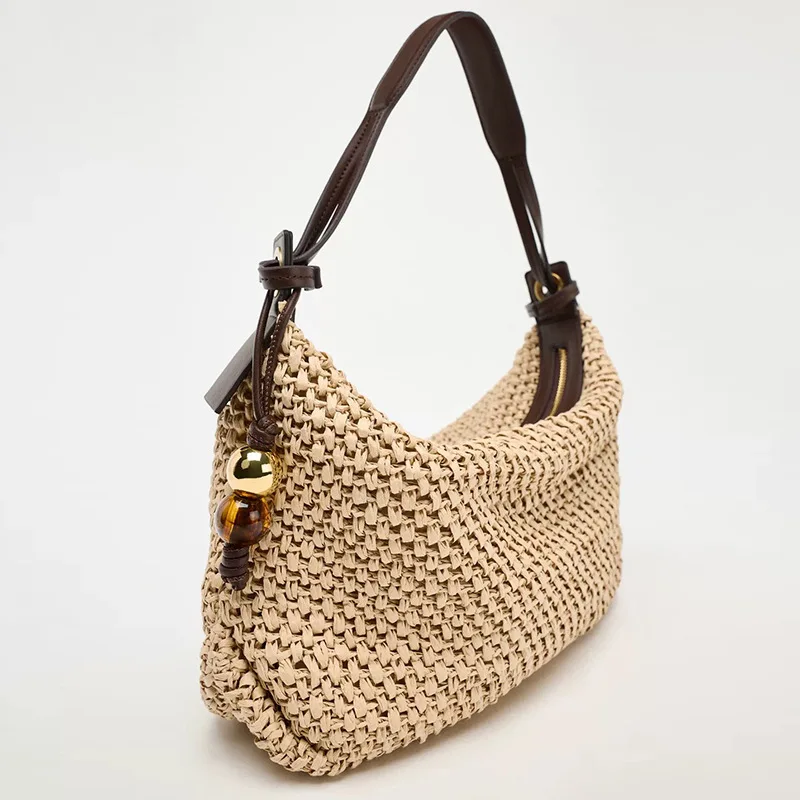 Новая тканая летняя модная соломенная сумка, пляжная праздничная сумка через плечо, сумка через плечо для покупок, женская и женская сумка-мессенджер
Новая тканая летняя модная соломенная сумка, пляжная праздничная сумка через плечо, сумка через плечо для покупок, женская и женская сумка-мессенджер